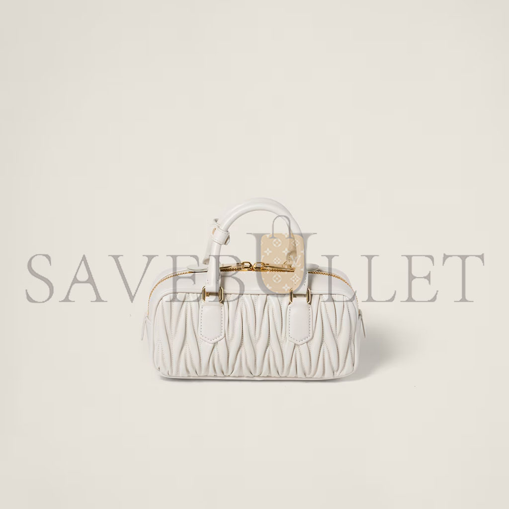 M1v M1v arcadie matelassÉ nappa leather bag 5bb142 (22*10.5*7.5cm)